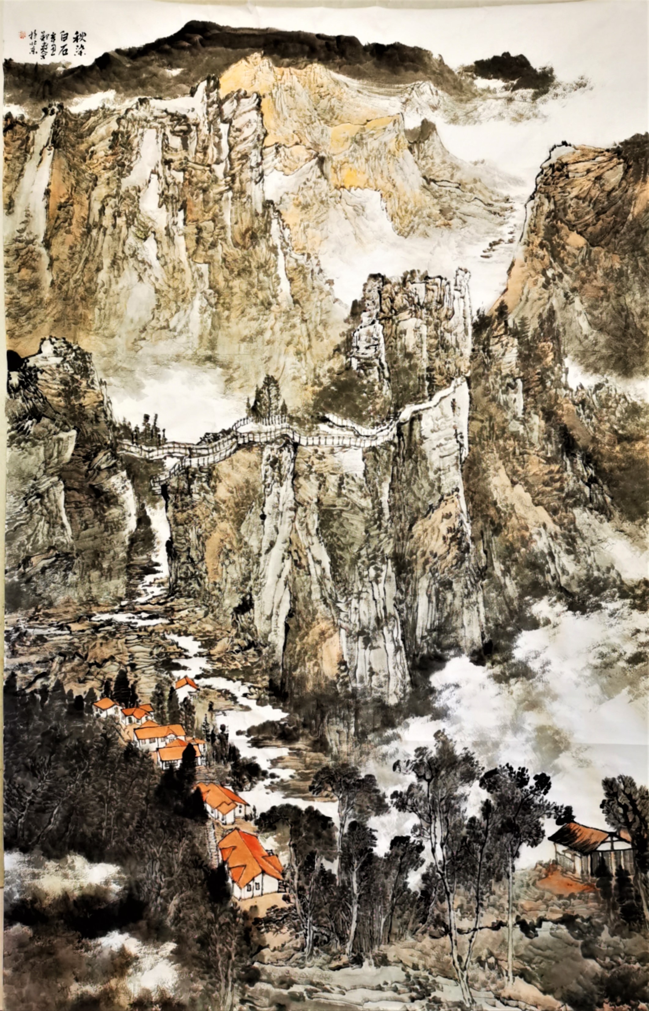 当代画家郑爽作品欣赏走进自然诠释山水